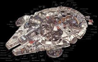 Illustration for article titled Estos increíbles dibujos muestran el interior de las naves de Star Wars